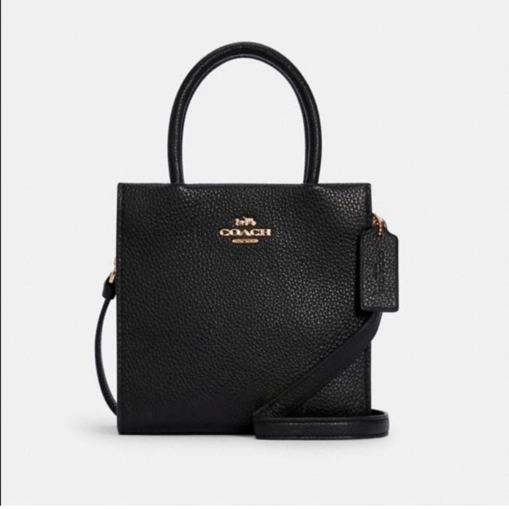 Coach Mini Calley Crossbody Bag in Black